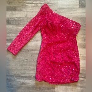 One Shoulder Homecoming/Party Dress, Size 8